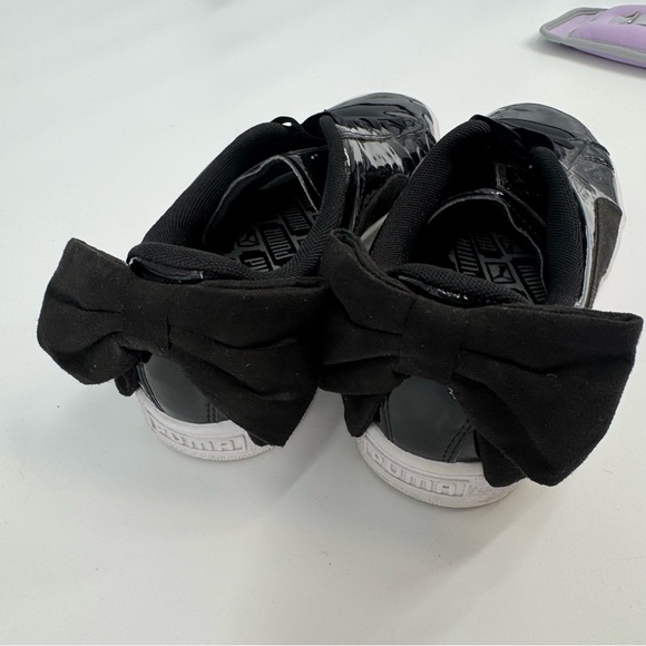 Puma Basket Bow Women’s Black 8.5 8 1/2 Sneakers - Picture 3 of 8